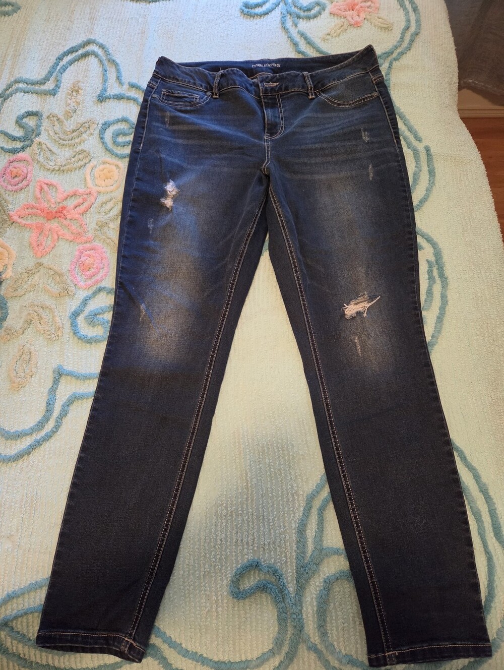 Maurices Dark Indigo Skinny Jeans